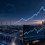 AI data center, power grid and technology market chart retesting a previous high after the July 2026 CPI and PPI reports