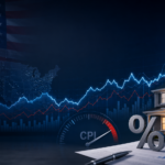 July 2026 U.S. inflation monitor showing gasoline and diesel pumps, a home, mortgage rates and CPI market charts