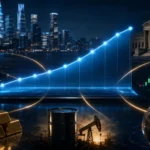 Rising Treasury yield curve connecting the Federal Reserve, housing, equities, gold, oil and global currency markets